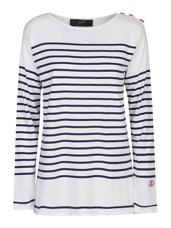 Seafarer Pull Col Rond - Bleu