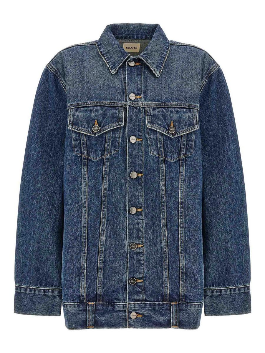 Khaite Veste En Jean - Bleu