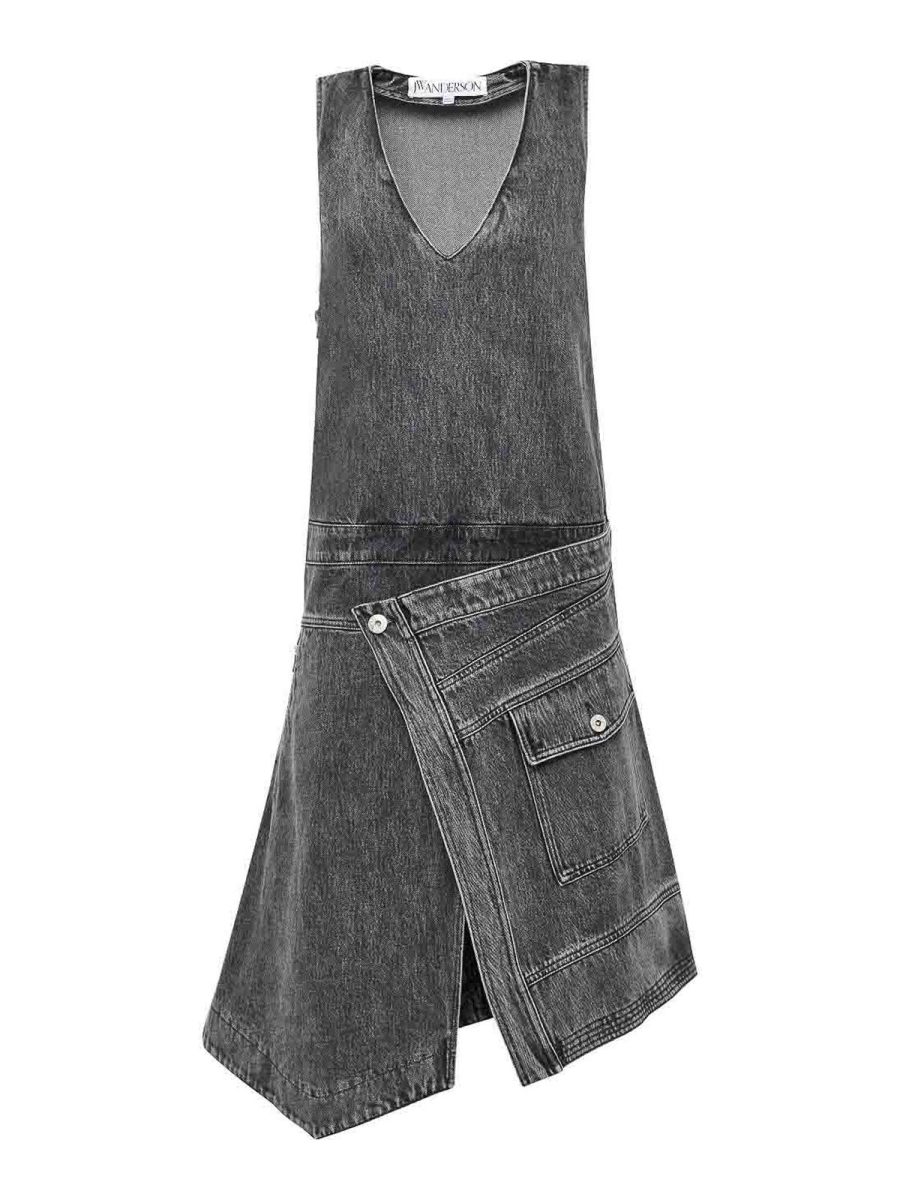 J. W. Anderson Robe Au Genou - Gris