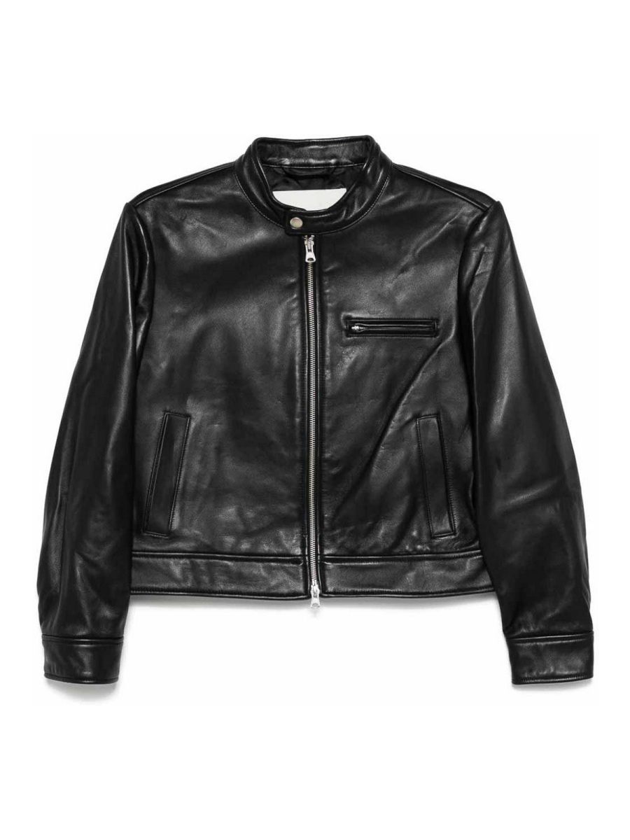 Dunst Blouson En Cuir - Noir