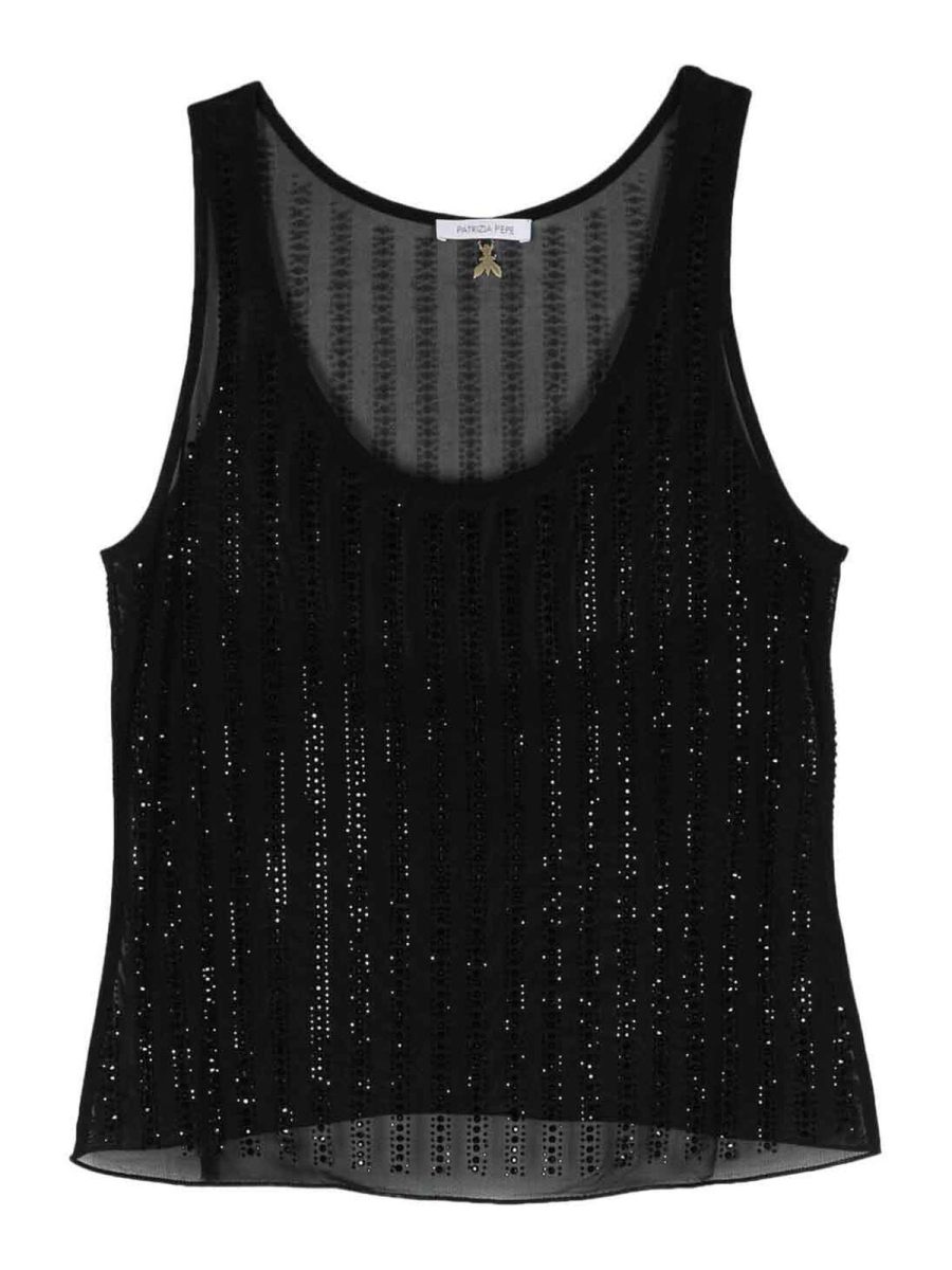 Patrizia Pepe Top - Noir