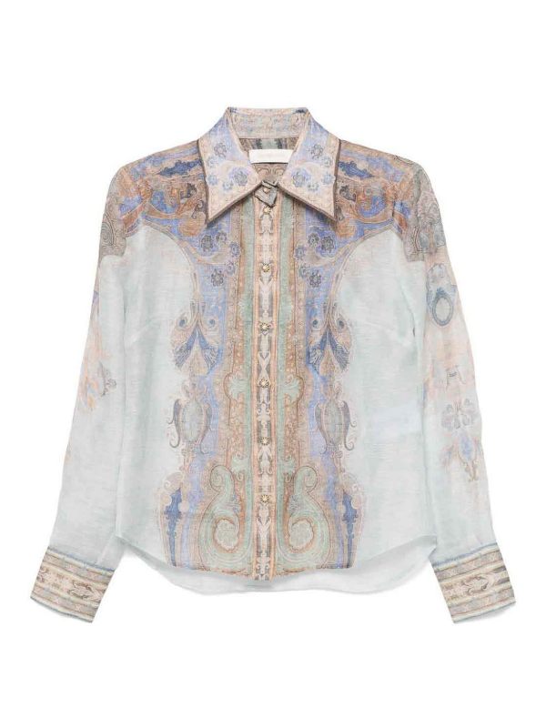 Zimmermann Veste Casual - Bleu Clair