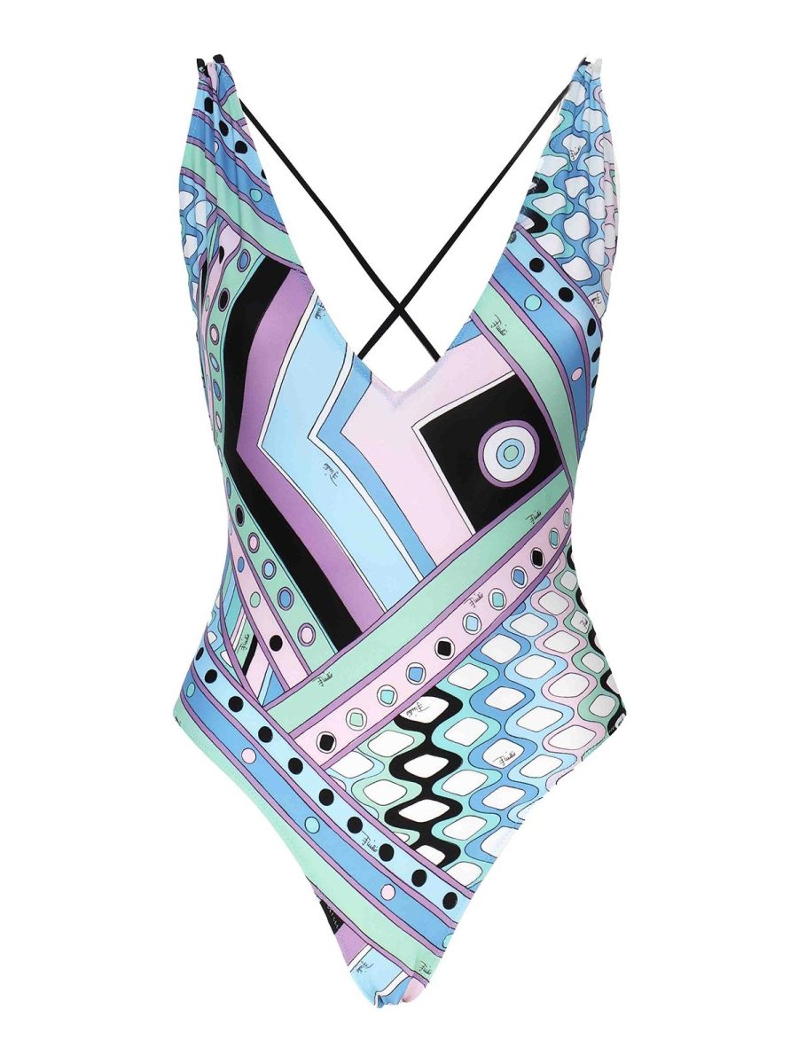 Emilio Pucci Maillot De Bain - Bleu