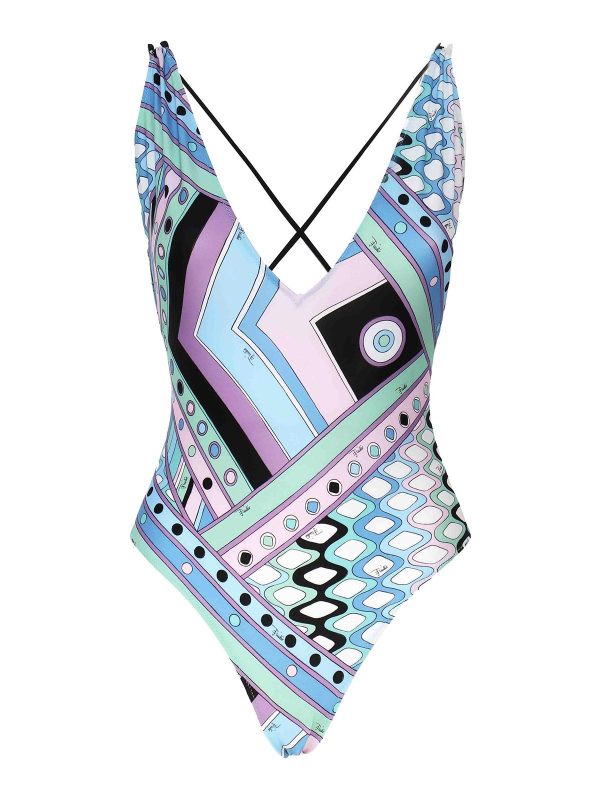 Emilio Pucci Maillot De Bain - Bleu