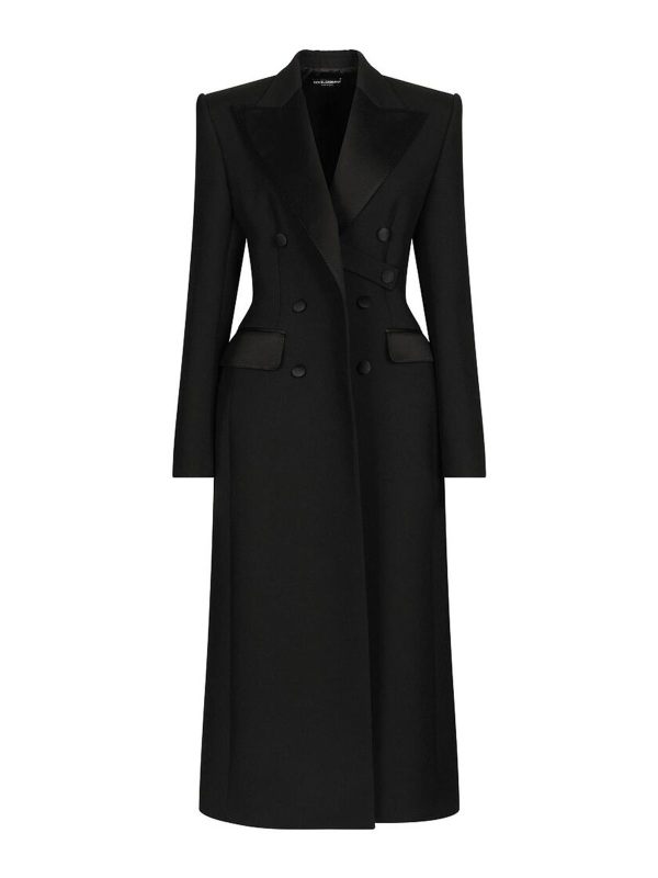 Dolce & Gabbana Manteau Court - Noir