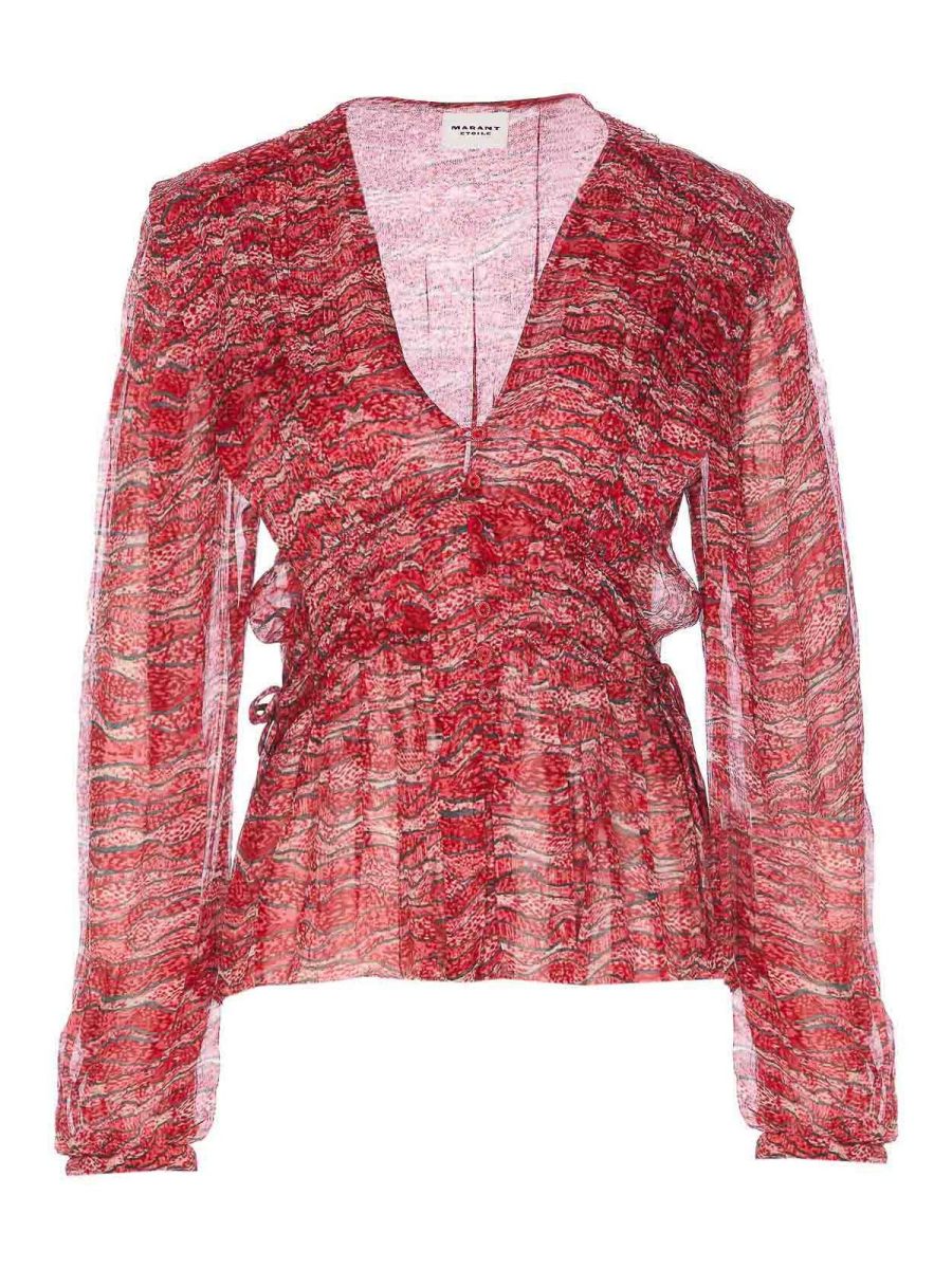 Isabel Marant Etoile Chemise - Rouge