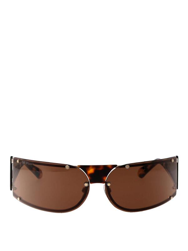 Off-White Lunettes De Soleil - Or