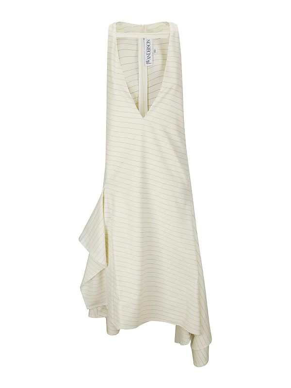 J. W. Anderson Maxi Robe - Blanc