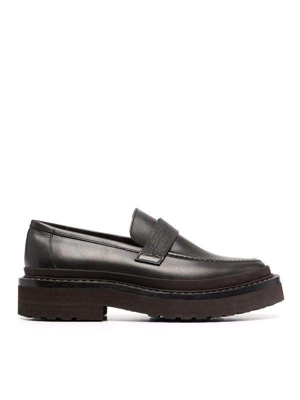 Brunello Cucinelli Mocassins - Marron Foncé