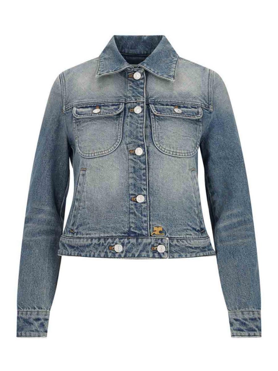 Courreges Blazer - Bleu