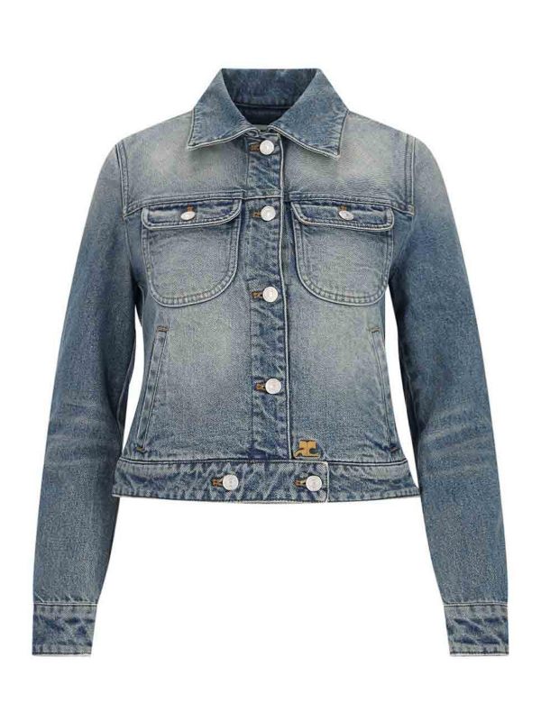 Courreges Blazer - Bleu