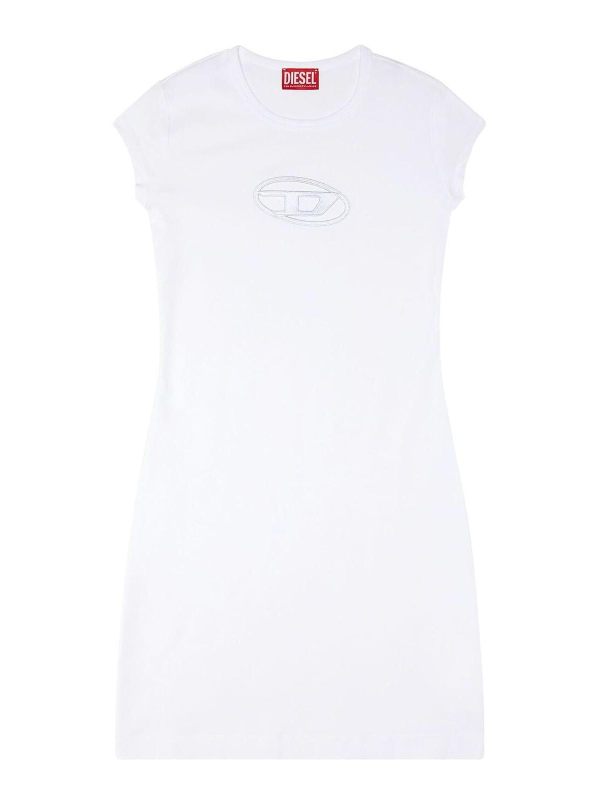 Diesel Robe Courte - Blanc