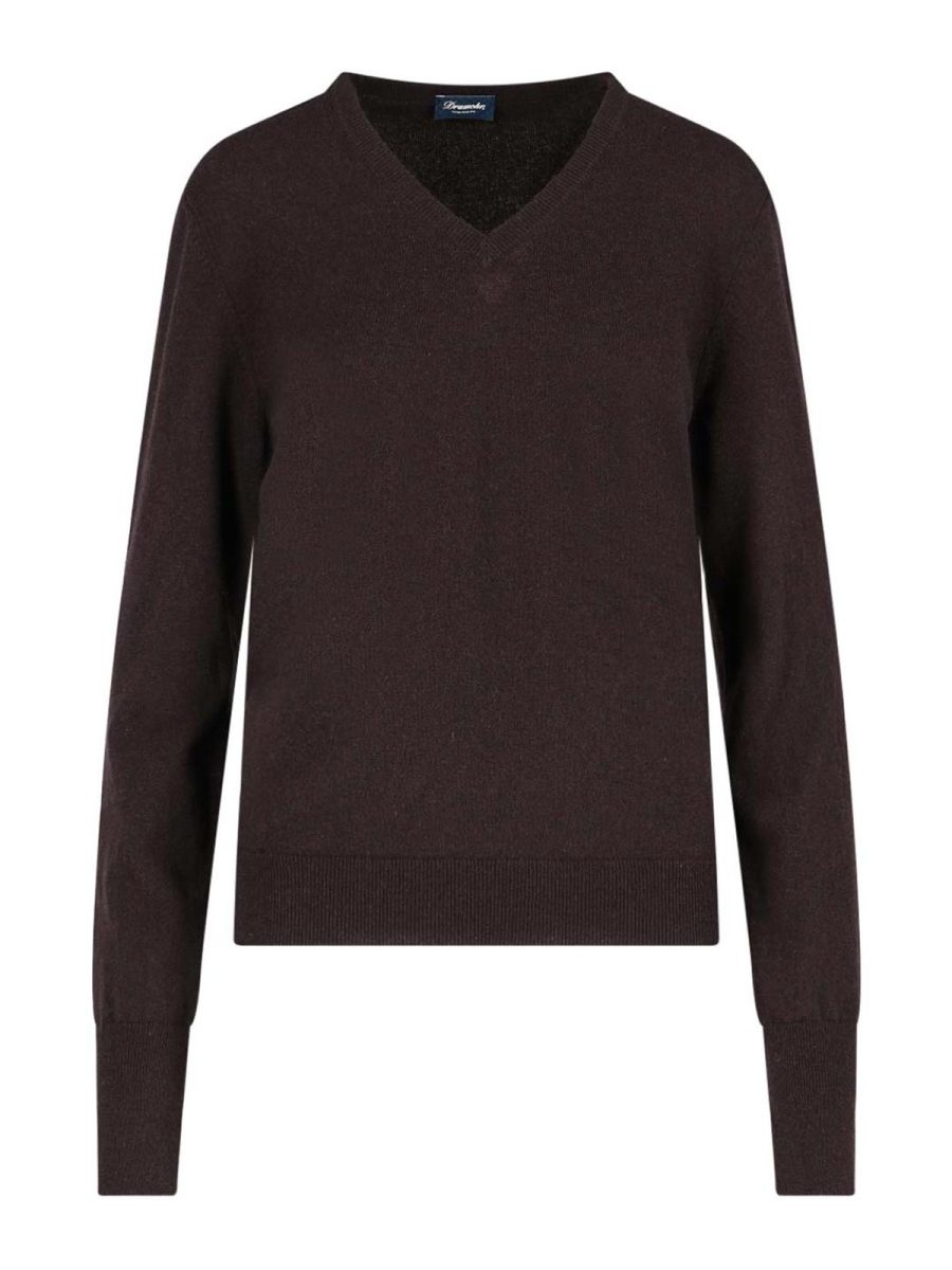 Drumohr Pull Col Bateau - Marron
