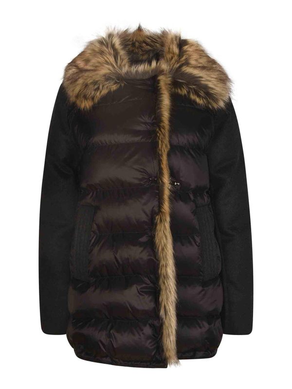 Fay Manteau Rembourré - Marron