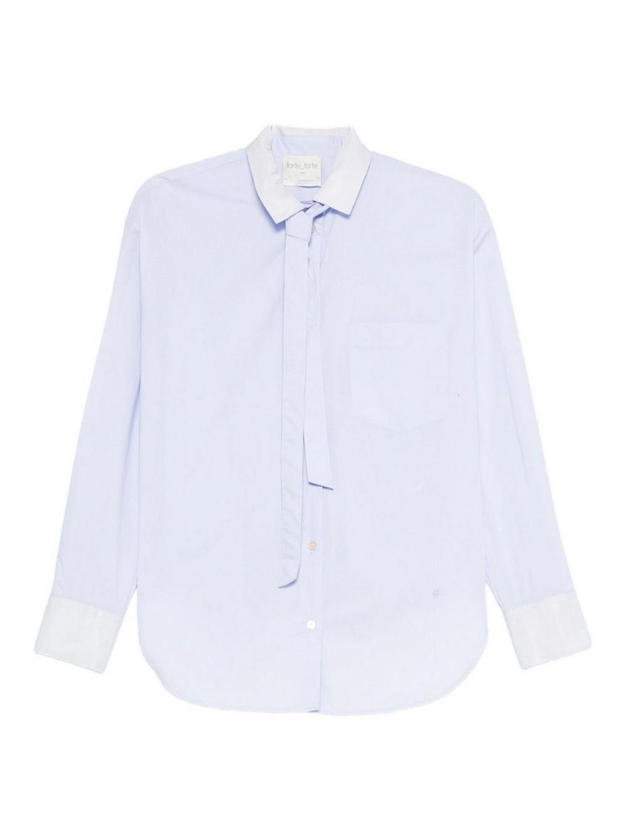 Forte Forte Chemise - Bleu Clair