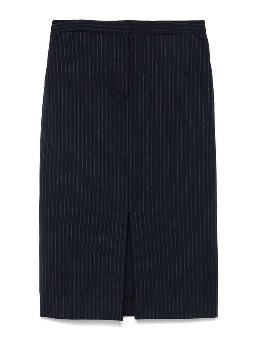 Calvin Klein Jupe Midi - Bleu