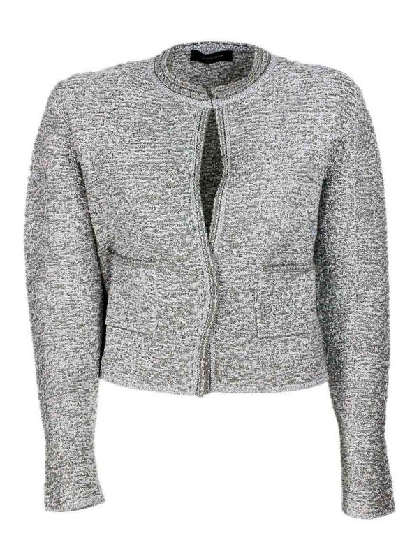 Fabiana Filippi Pull Col Rond - Argent