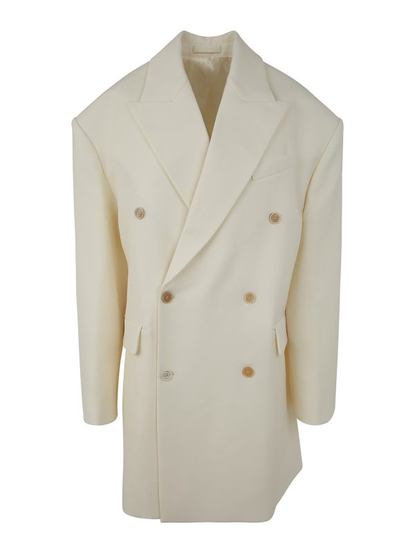 Wardrobe. NYC Manteau Court - Blanc