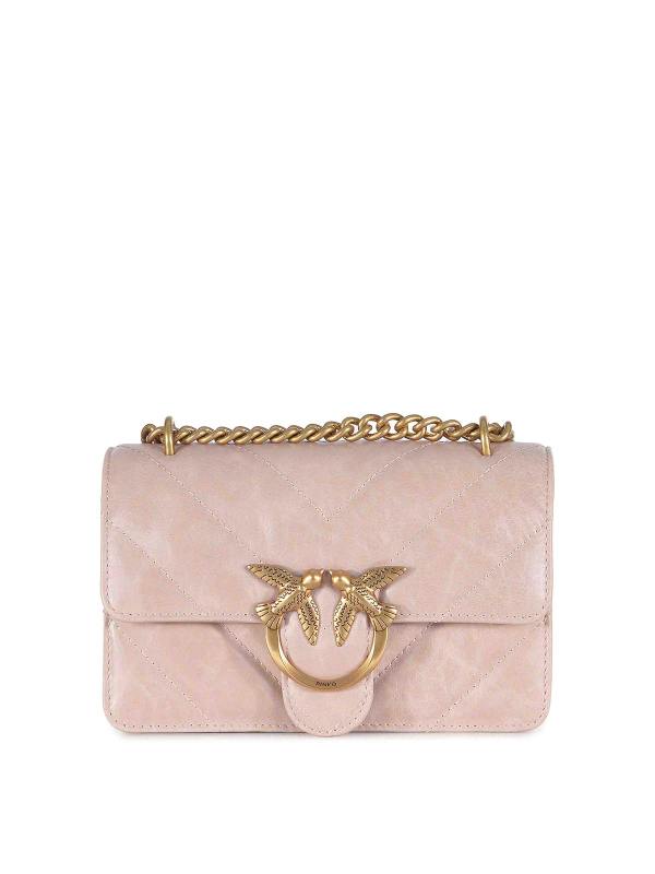 Pinko Sac Bandoulière - Rose Clair