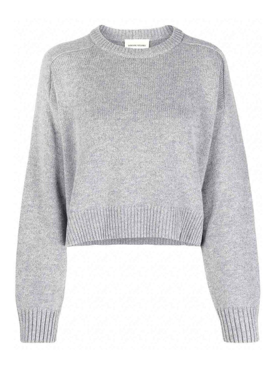 Loulou Studio Pull Col Rond - Gris