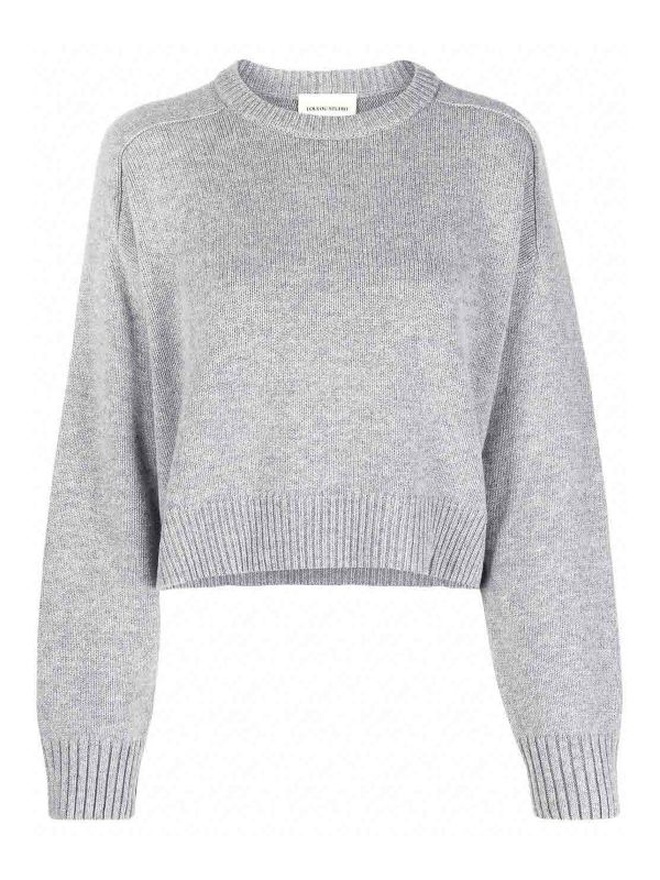 Loulou Studio Pull Col Rond - Gris