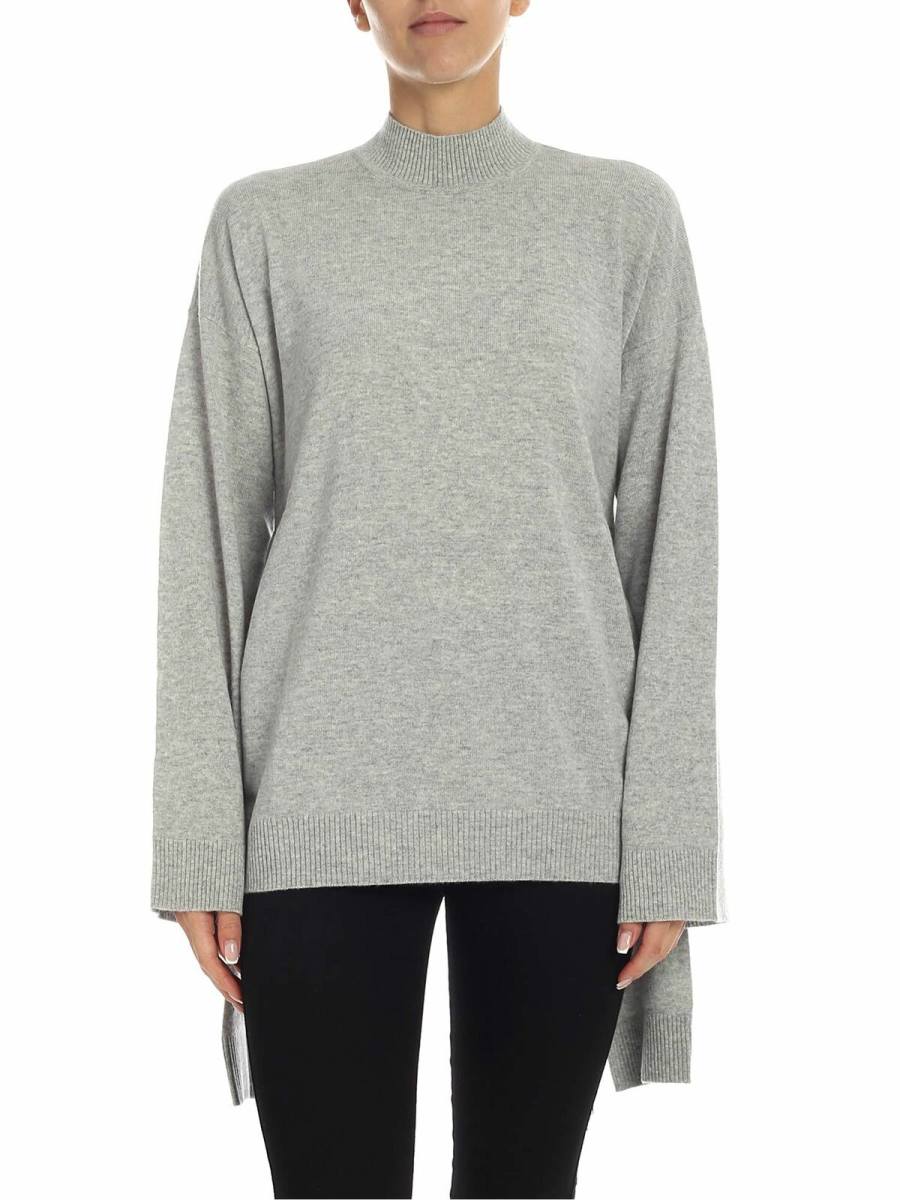 Karl Lagerfeld Pull Col Roulé - Gris