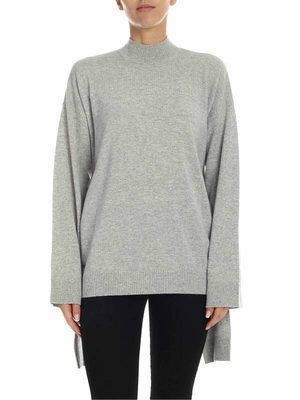 Karl Lagerfeld Pull Col Roulé - Gris