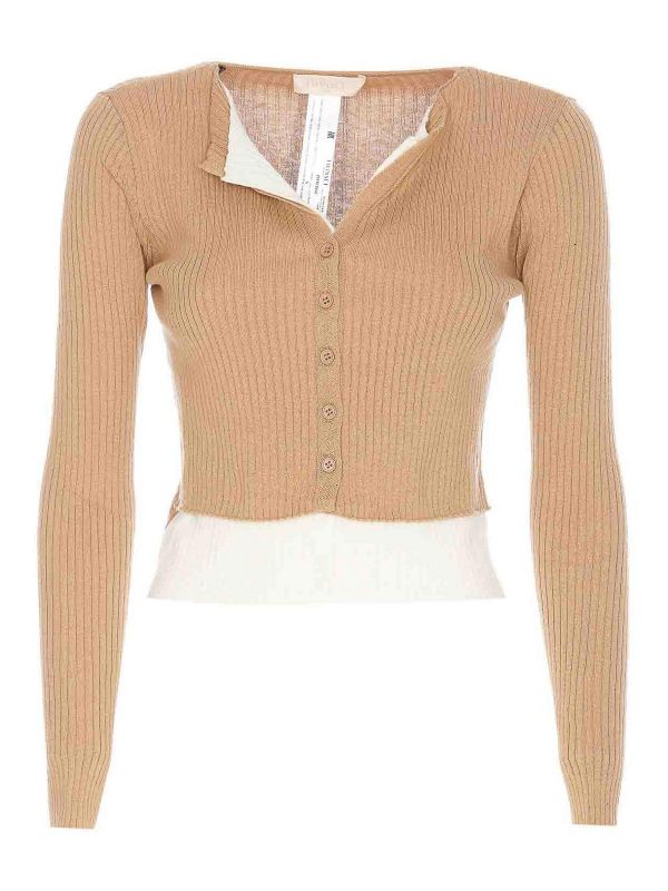 Twinset Pull Col Rond - Beige