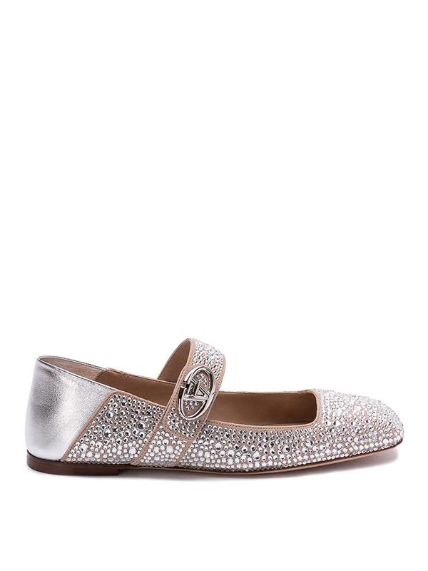 Valentino Garavani Ballerines - Argent
