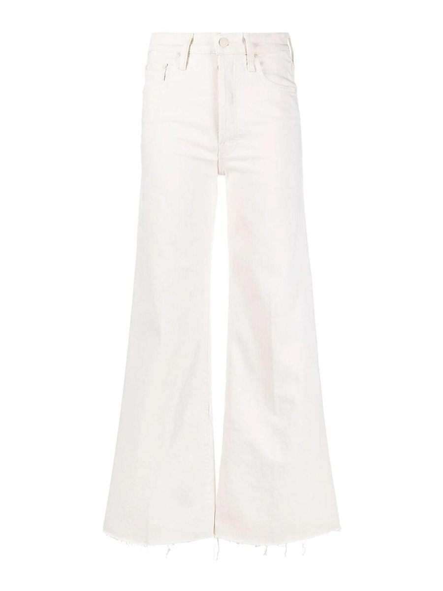 Mother Pantalons Décontractés - Blanc