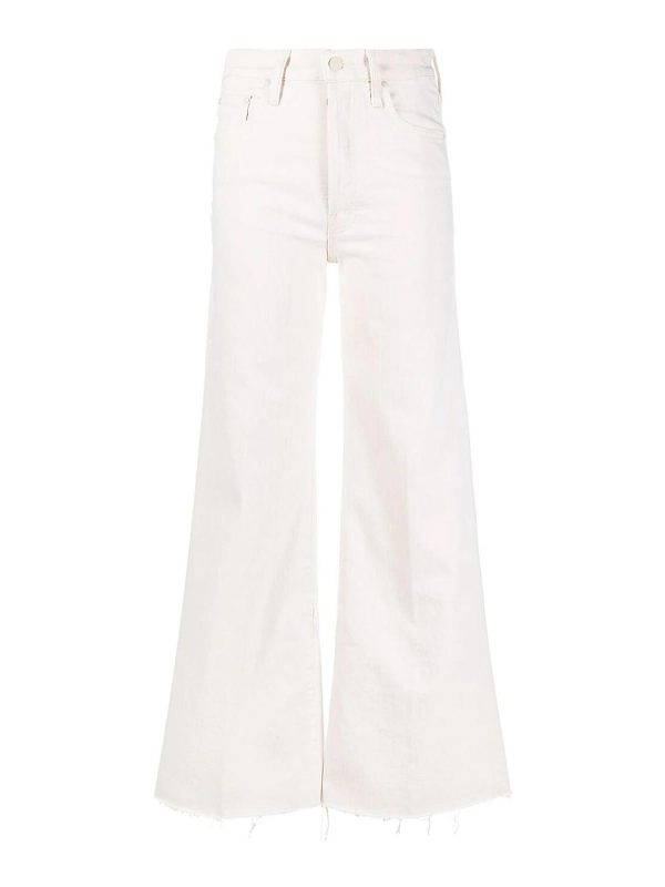 Mother Pantalons Décontractés - Blanc