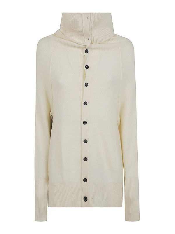 Y'S Cardigan - Blanc