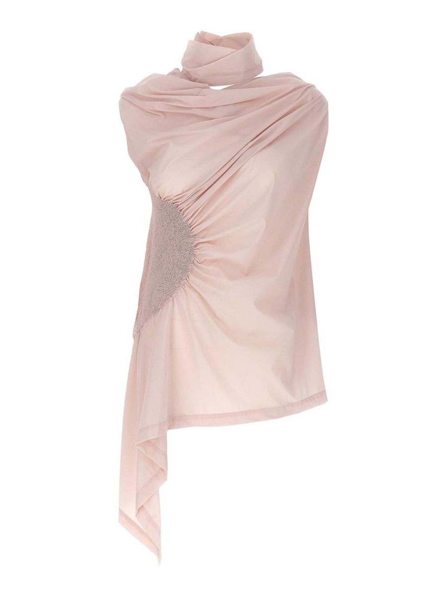 Pleats Please Issey Miyake Top - Couleur Chair