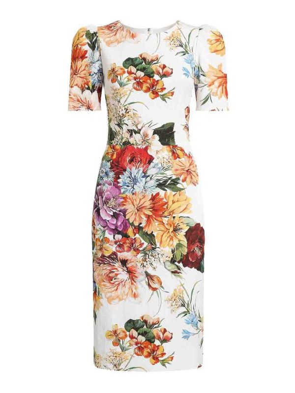 Dolce & Gabbana Robe Au Genou - Multicolore