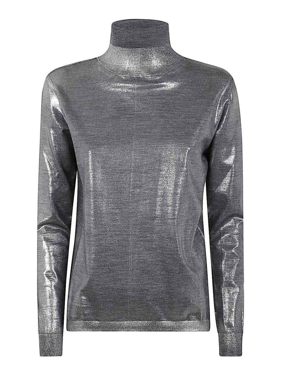 Liviana Conti Pull Col Rond - Gris