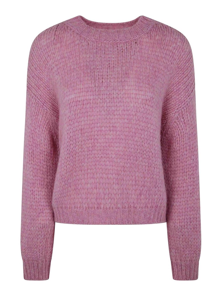 Nuur Pull Col Rond - Rose