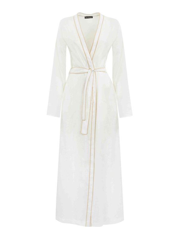 Mvp Wardrobe Maxi Robe - Blanc