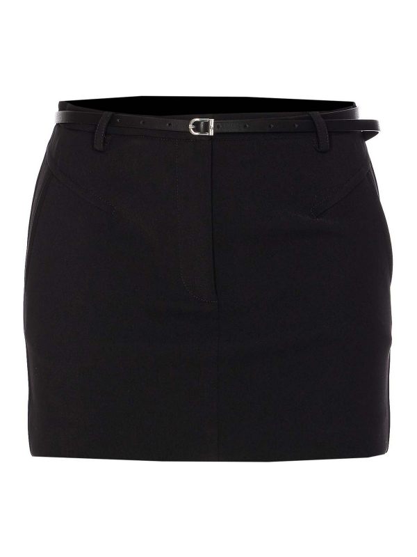 Patrizia Pepe Jupe Midi - Noir