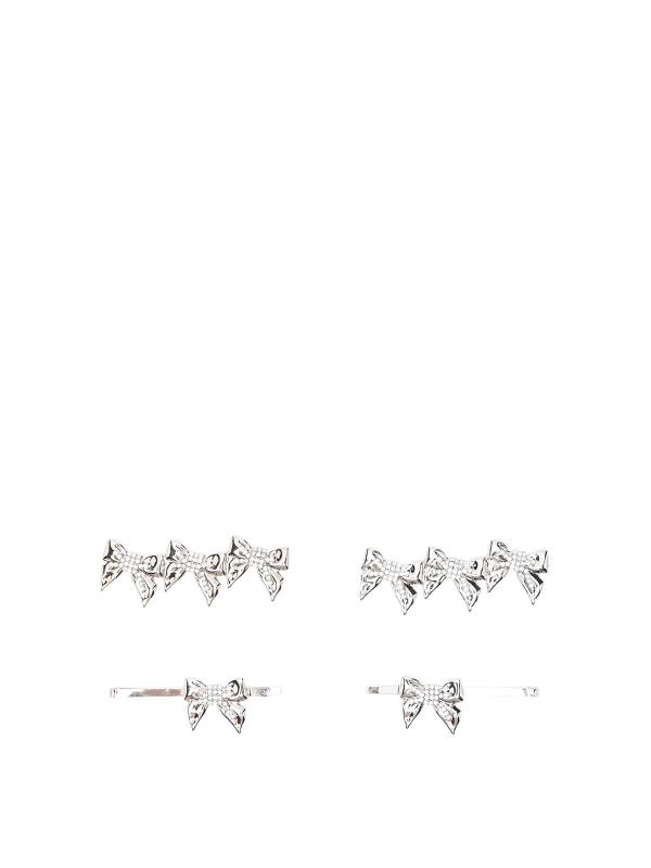 Alessandra Rich Ensemble de quatre épingles à cheveux