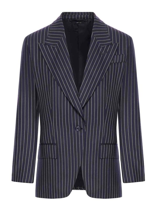 Tom Ford Veste Casual - Bleu