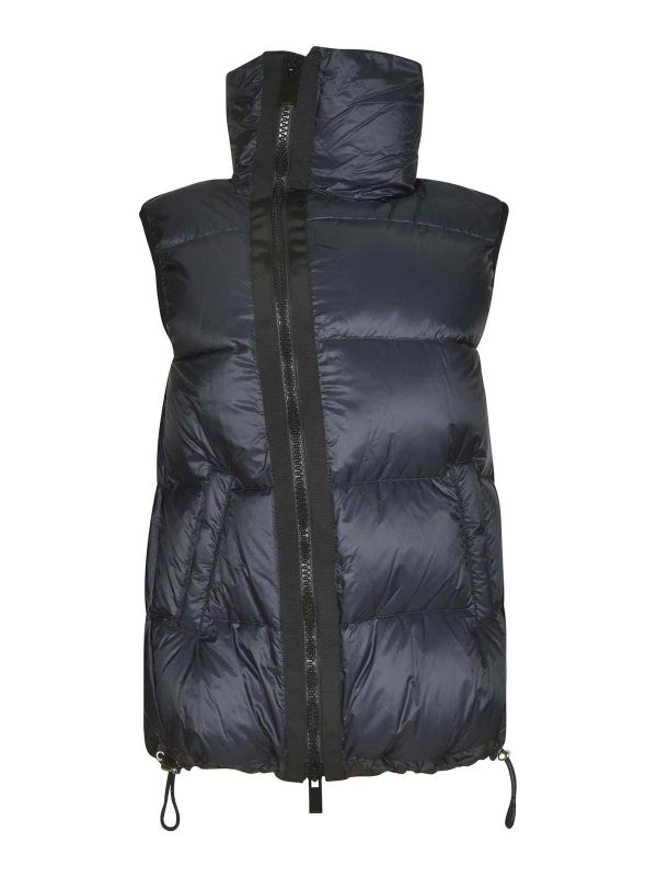 Sacai Manteau Court - Bleu