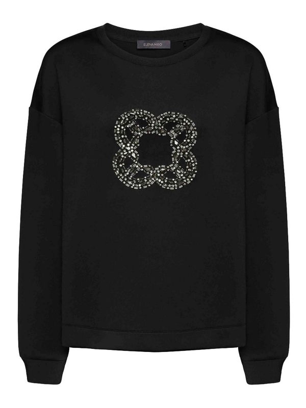 Elena miro' T-Shirt - Noir