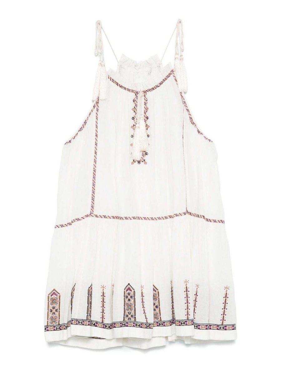 Isabel Marant Etoile Robe Courte - Blanc