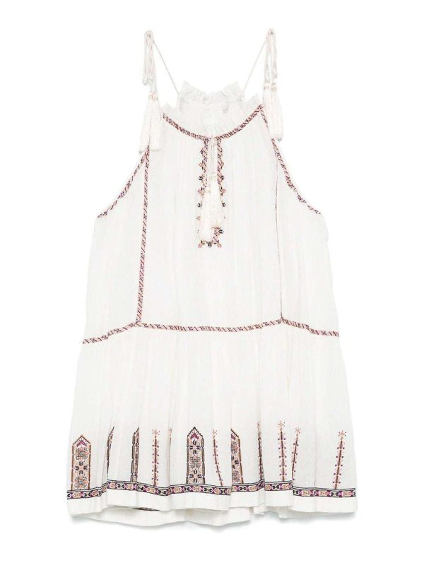 Isabel Marant Etoile Robe Courte - Blanc