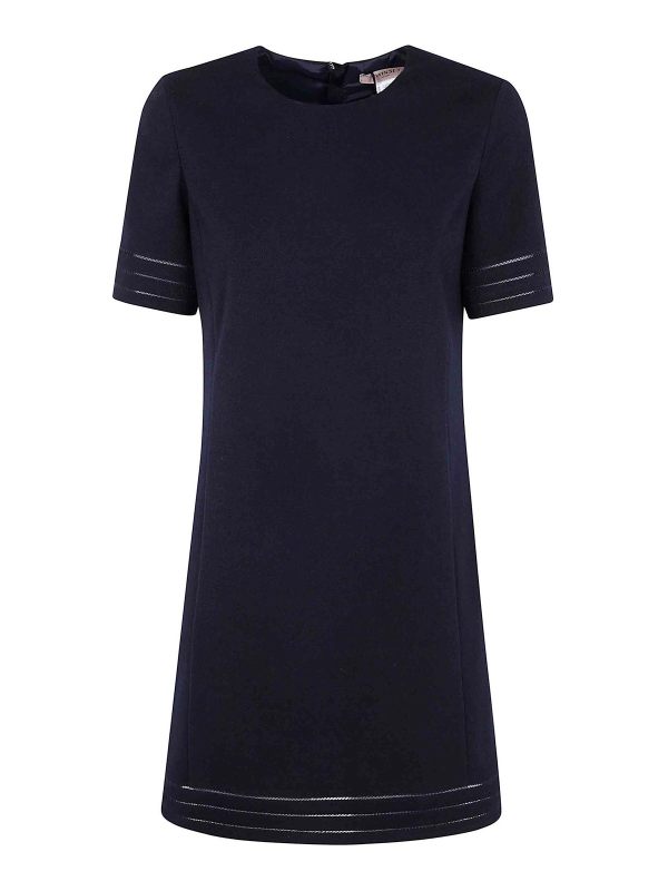 Twinset Robe Courte - Bleu