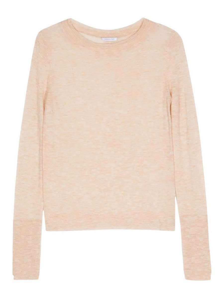 Patrizia Pepe Pull Col Rond - Beige