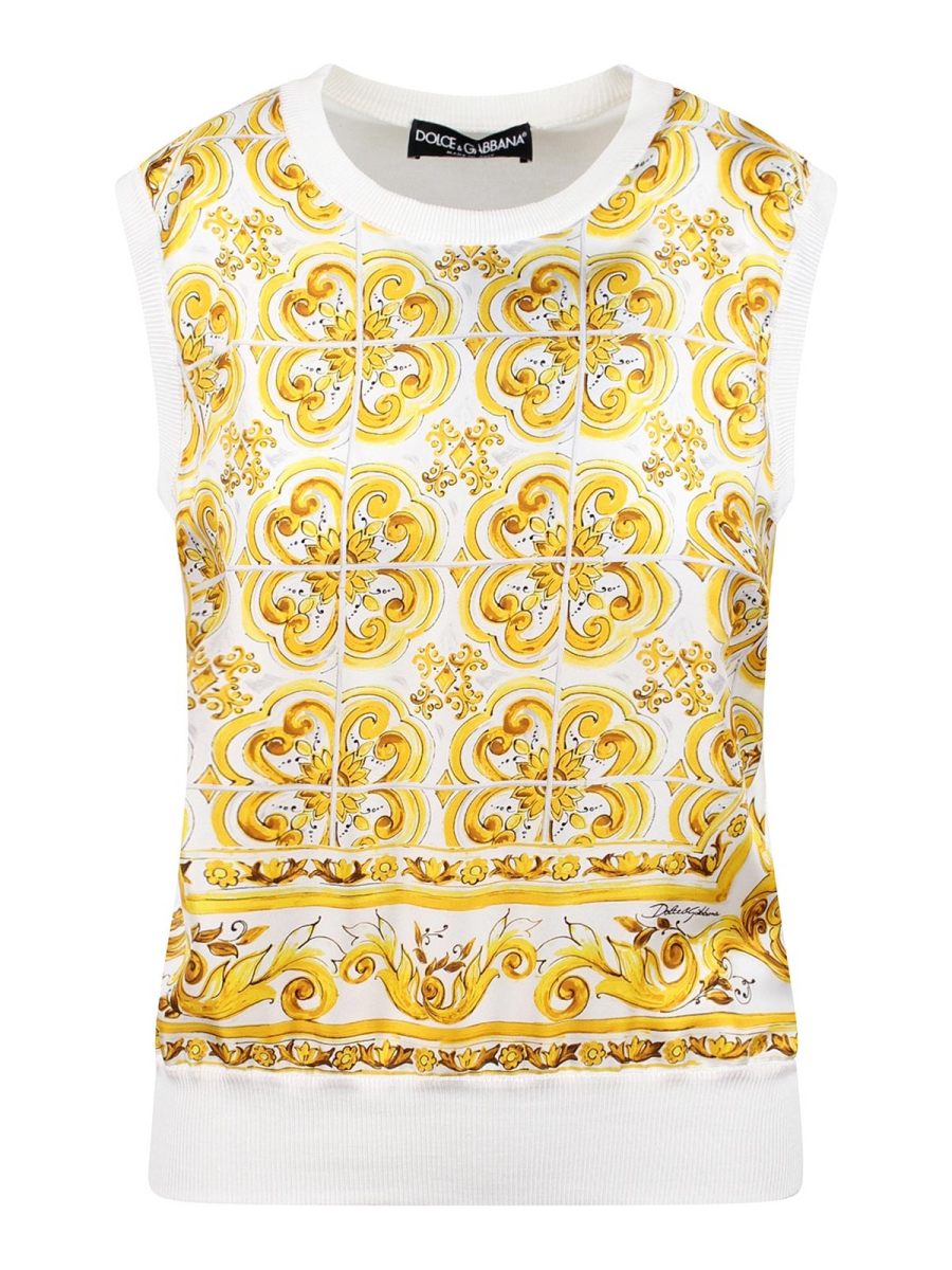 Dolce & Gabbana Gilet - Jaune