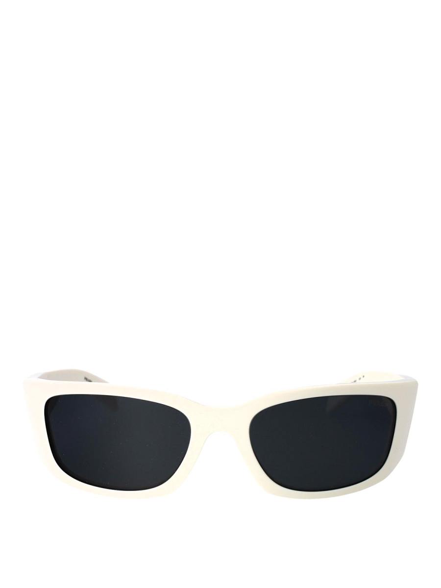 Prada Lunettes De Soleil - Blanc