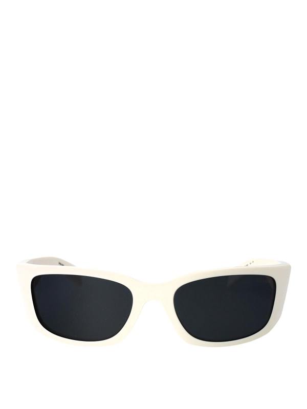 Prada Lunettes De Soleil - Blanc