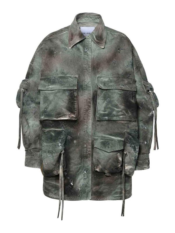 The Attico Veste Casual - Vert